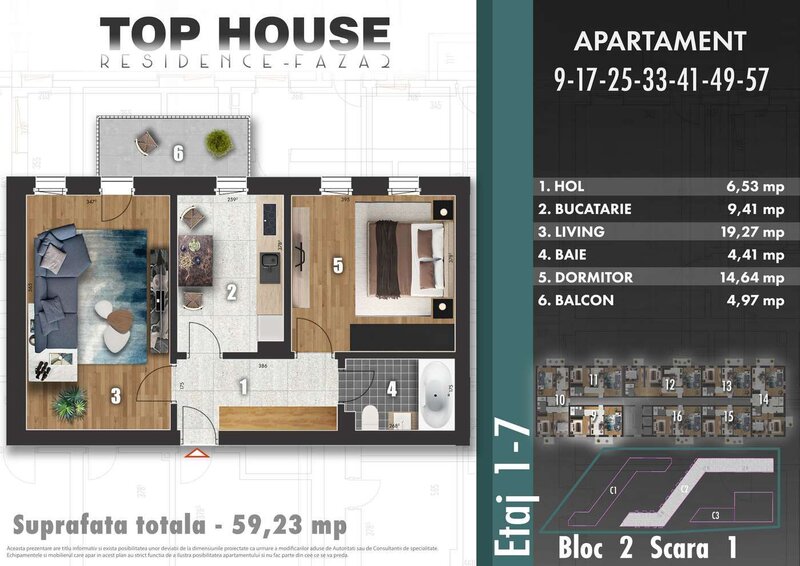 Berceni Apartament 2 cam, dec. Lidl Berceni,metrou Aparatorii Patriei